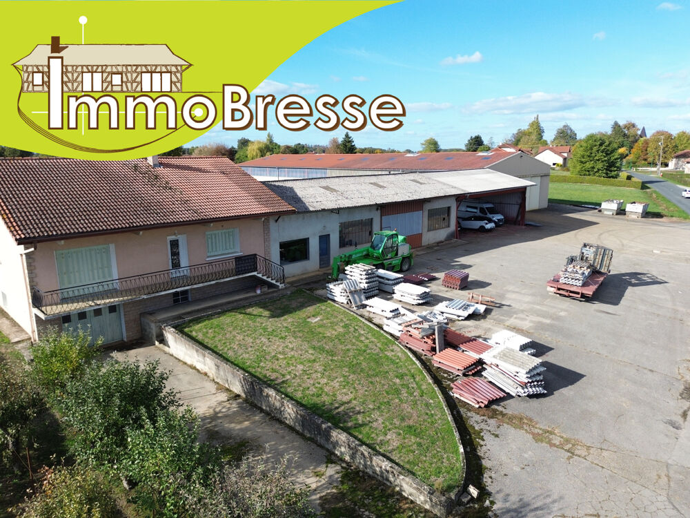Vente Maison St Jean Sur Reyssouze -A Vendre Villa + Hangar Saint-jean-sur-reyssouze