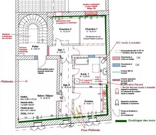  Appartement � vendre 3 pi�ces 98 m�