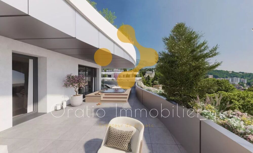 Dernier étage, T3 de luxe avec terrasse végétalisée