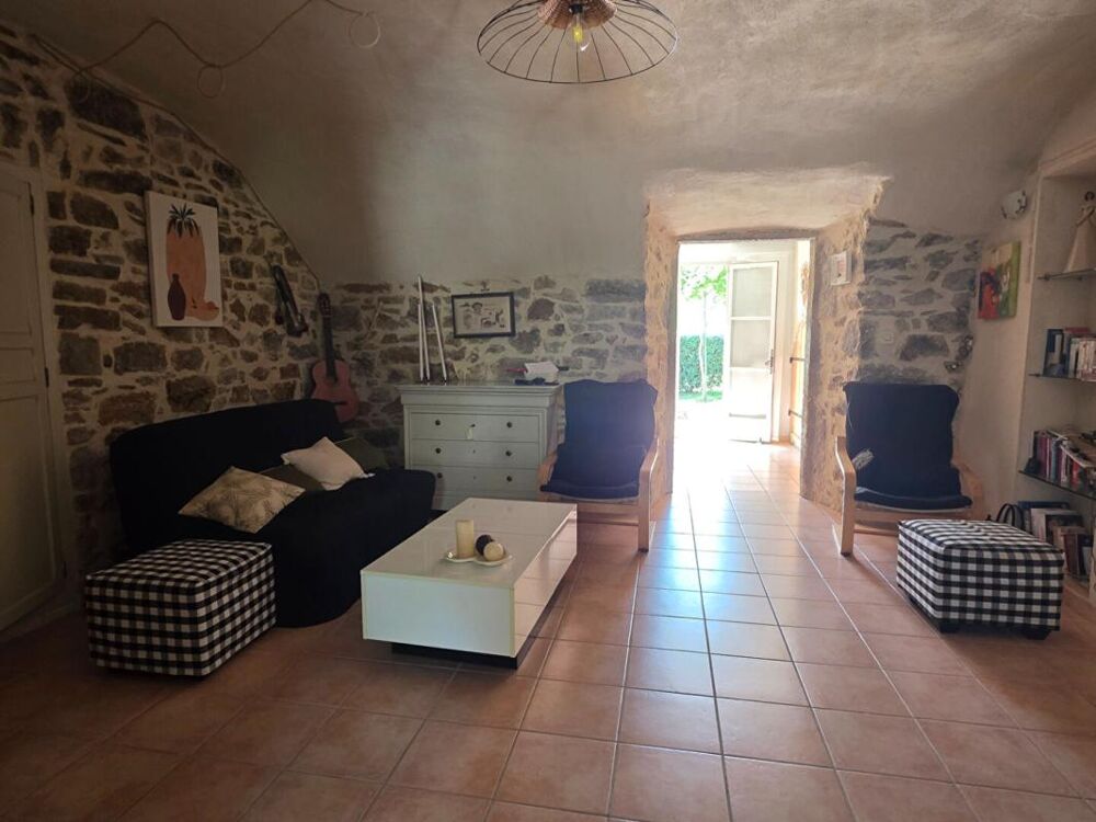 Vente Maison Mas en pierres avec terrain de 2000 m² et piscine Gagnières