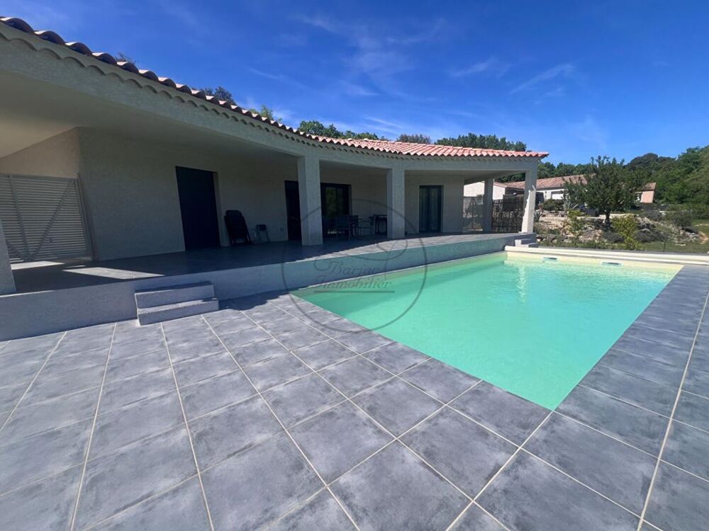 Vente Maison Superbe villa contemporaine de plain-pied avec piscine et vue imprenable sur la campagne - Barjac