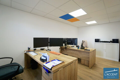   GRAND ENSEMBLE DE BUREAUX AVEC HANGARS ET APPARTEMENT DE FONCTIO 