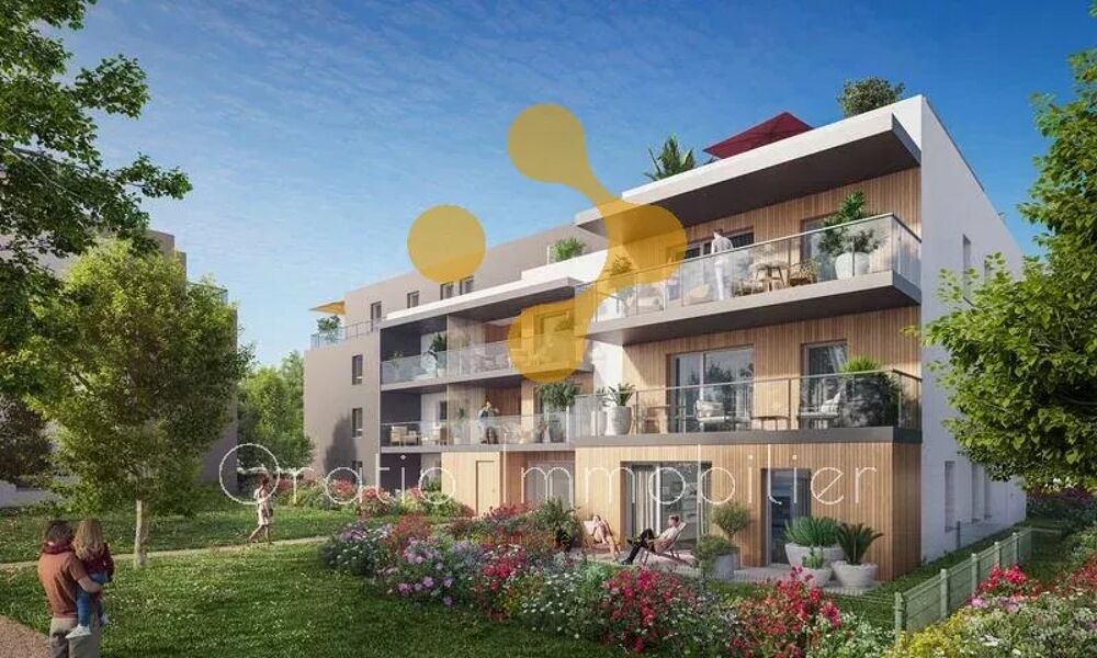 Superbe T2 en attique avec grande terrasse