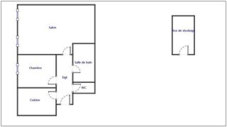  Appartement à vendre 2 pièces 47 m²