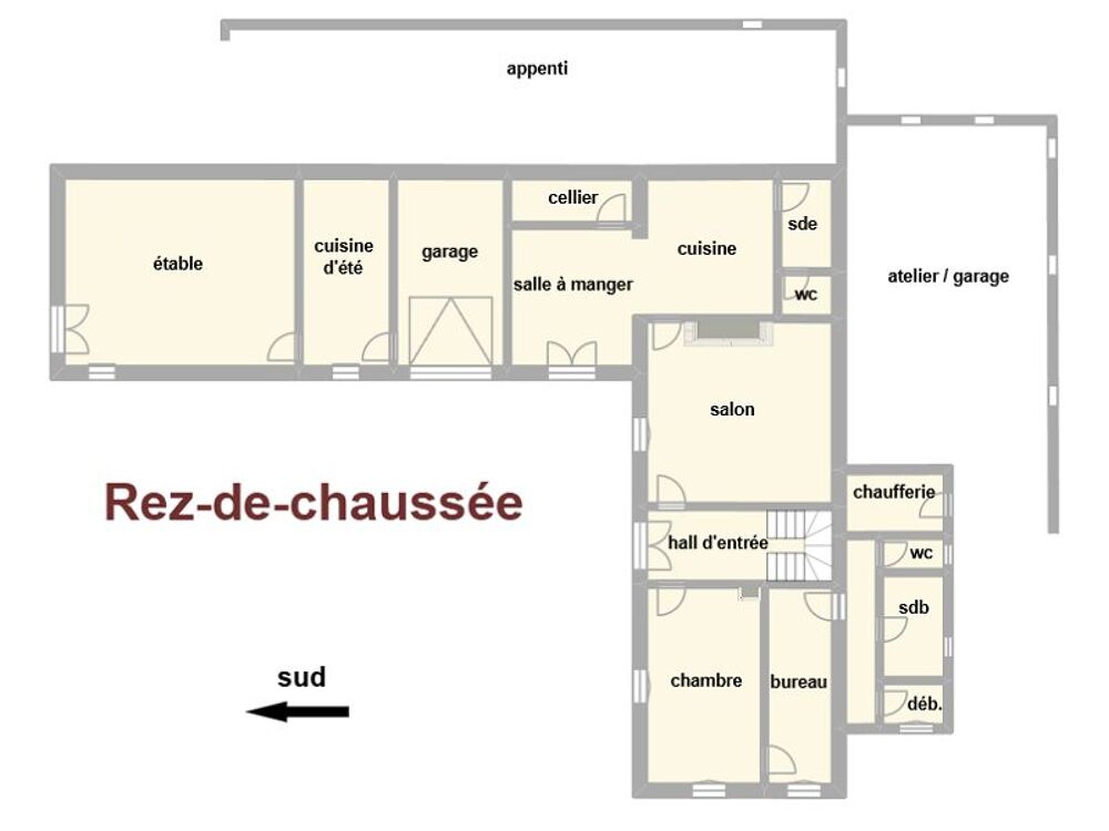 Vente Maison Corps de ferme Saint-Élix-theux