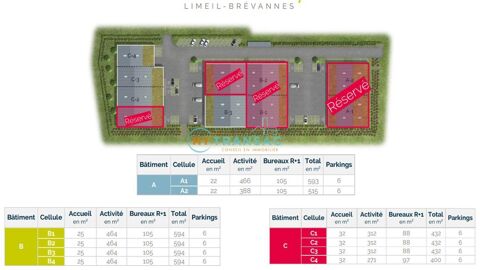   A VENDRE locaux d'activités Neufs à partir de 402m² à Limeil-Brévannes 