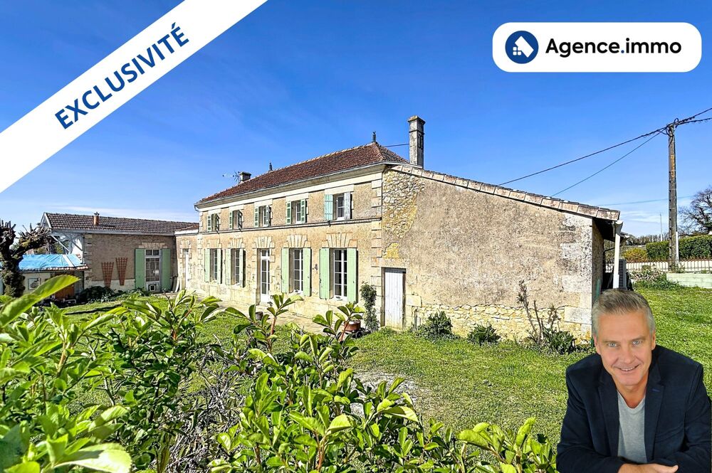 Vente Maison Maison spacieuse 4 Chambres + Gite à renover + Grand Garage Saint-bonnet-sur-gironde