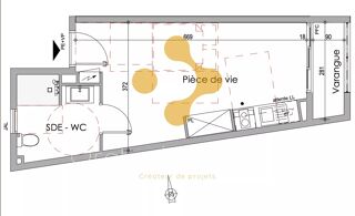  Appartement à vendre 1 pièce 25 m²