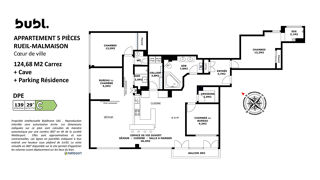  Appartement  vendre 6 pices 125 m