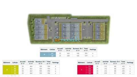   A VENDRE locaux neufs à partir de 402m² à Limeil-Brévannes 