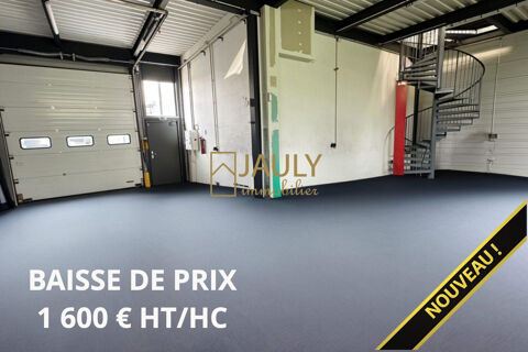 Local d'activit&eacute; 180 m&sup2; - 1600&#8364;&nbsp;HT/HC 2033 77100 Meaux