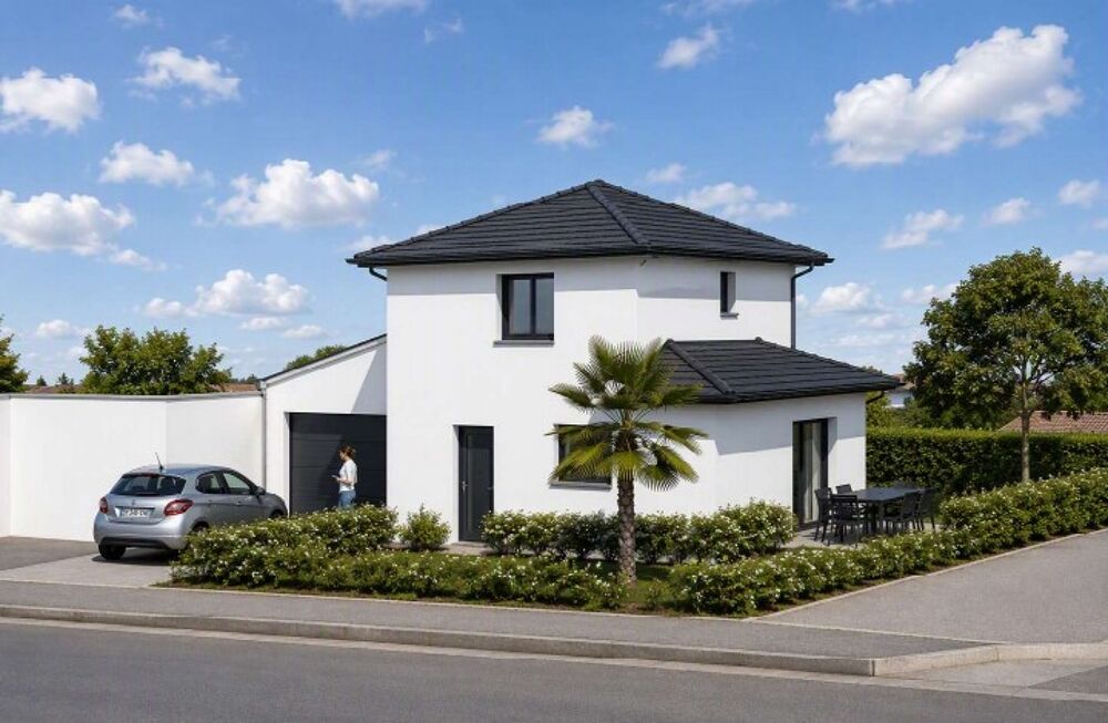 01300 Peyrieu, à vendre une maison de 65m2 à construire sur 400m