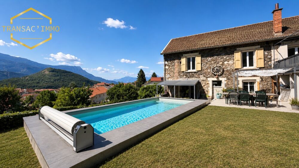 Maison en pierre rénovée de 160 m² avec piscine, vue montagnes ? Saint-Georges-de-Commiers
