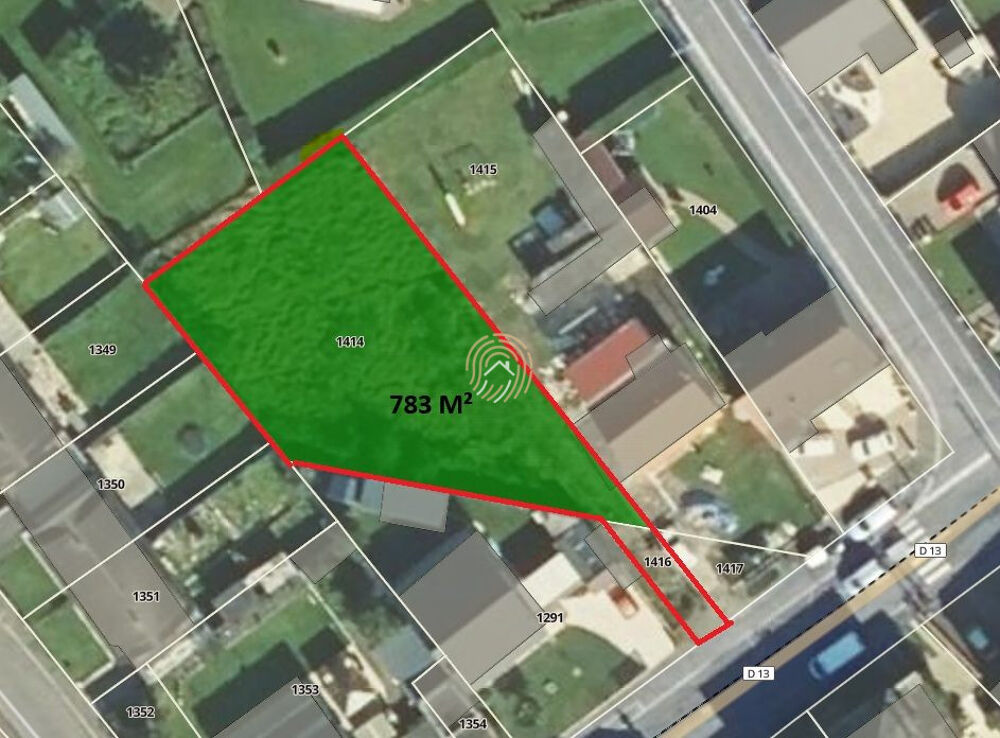 Vente Terrain Terrain constructible de 783 m² au calme Écourt-saint-quentin