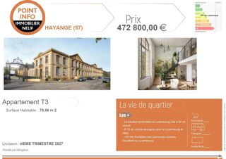  Appartement à vendre 3 pièces 79 m²