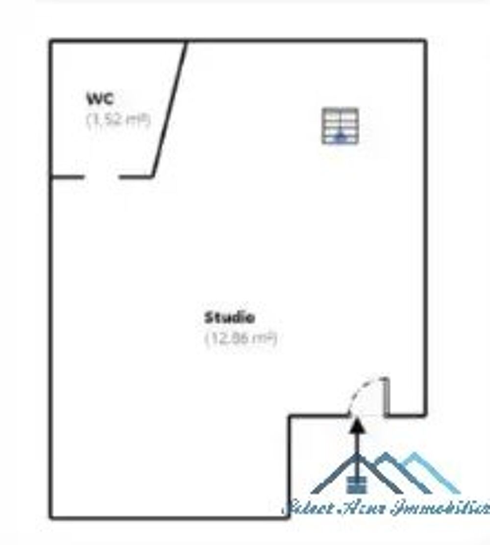Vente Appartement Nice Victor Hugo - Studette en dernier étage - vendu loué Nice