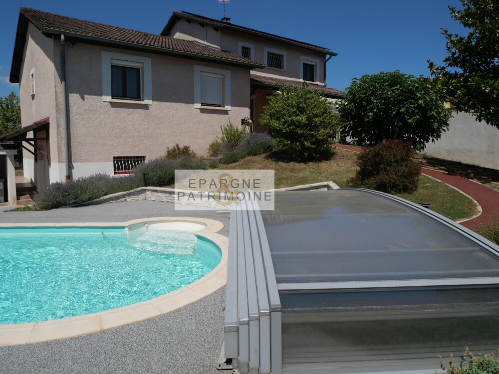 Maison familiale 156 m² - 5 chambres - Piscine - Terrain 1021 m² - Villette-d?Anthon