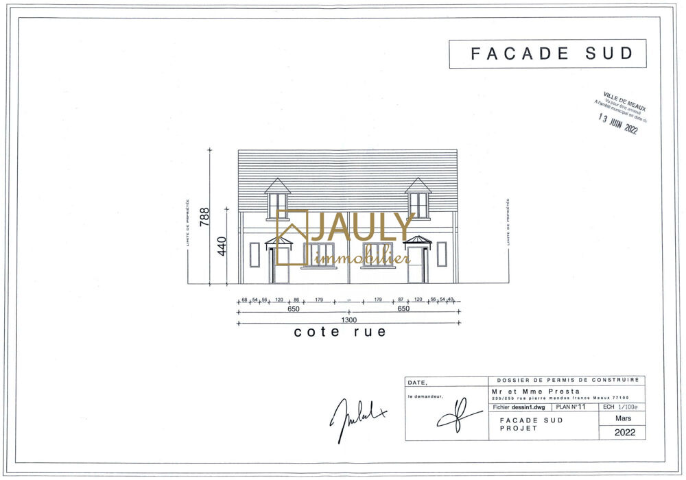 Vente Terrain Terrain à batir 1 264 m² - Professionnel ou Particulier 2 lots Meaux