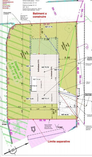  Terrain � vendre 455 m�