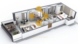  Appartement � vendre 2 pi�ces 43 m�