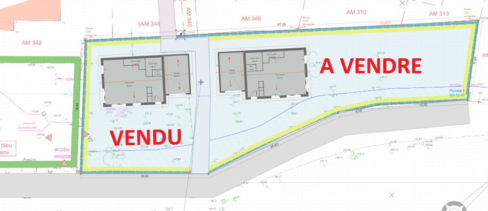 vente Terrain - 602 m² Noyarey (38360)