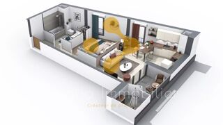  Appartement à vendre 2 pièces 46 m²