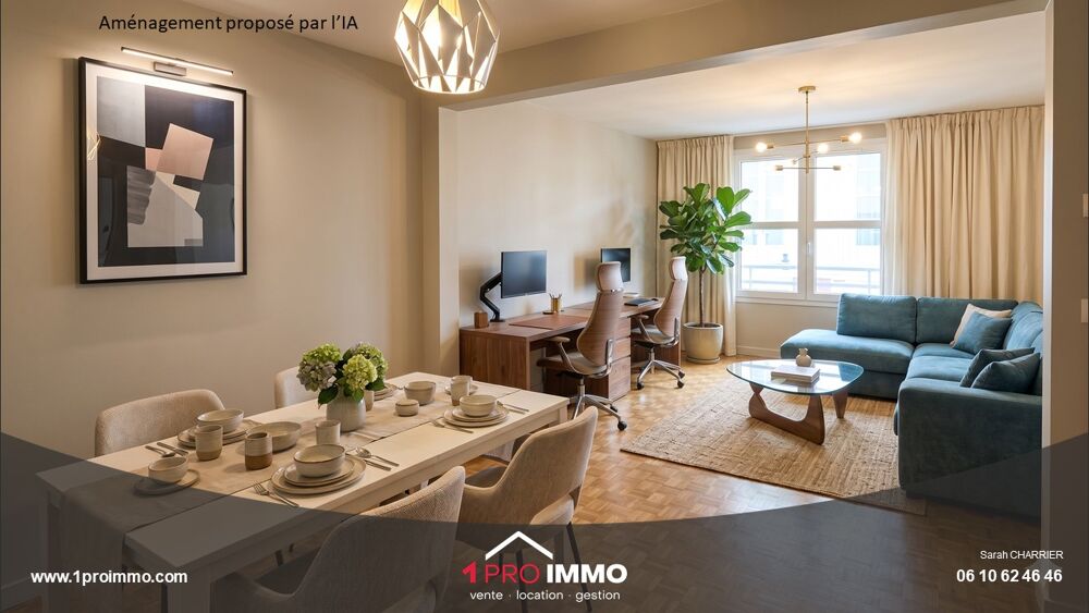 Vente Appartement T2 évolutif de 55 m² - Quartier des Antiquaires Grenoble