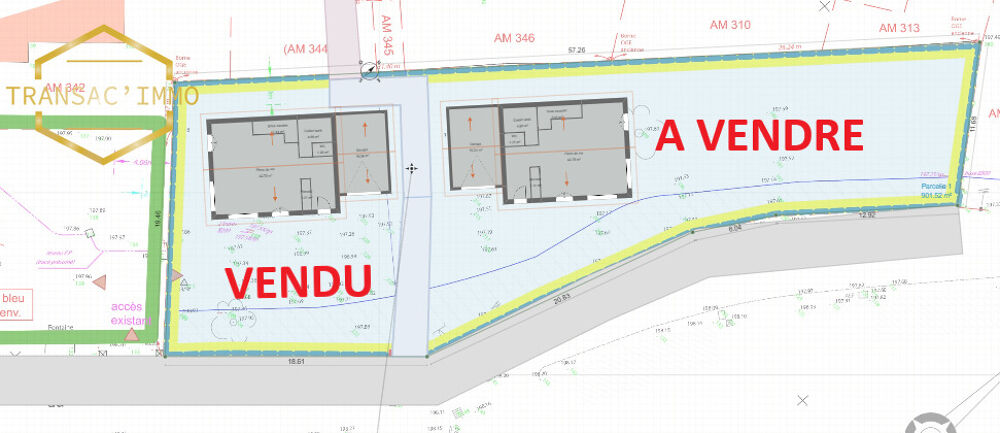 vente Terrain - 602 m² Noyarey (38360)