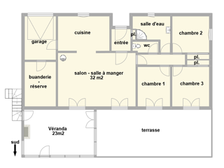  Maison à vendre 4 pièces 90 m²