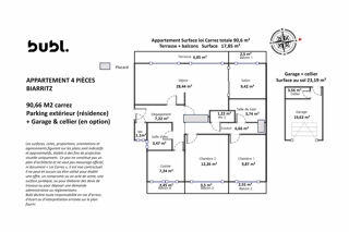  Appartement à vendre 4 pièces 91 m²