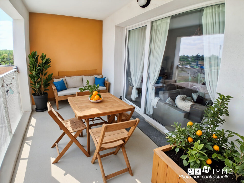 Charmant T3 de 60m² avec terrasse et 2 places parking s/sol