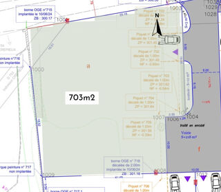  Terrain � vendre 703 m�
