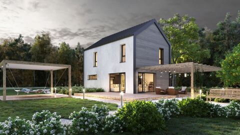 Projet de construction d&#039;une maison bois de 90 m² avec terrain à COUERON (44) 378500 Couëron (44220)