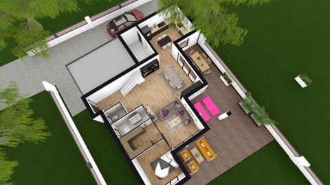 Projet de construction d&#039;une maison neuve de 146 m² avec terrain à LA CHAPELLE-SUR-ERDRE (44) 531000 La Chapelle-sur-Erdre (44240)