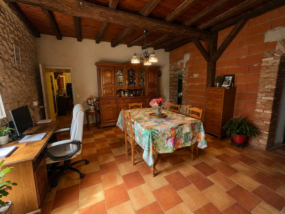 Belle maison en pierre située à quelques minutes de Montaigu-de-Quercy, dans un environnement calme et agréabl