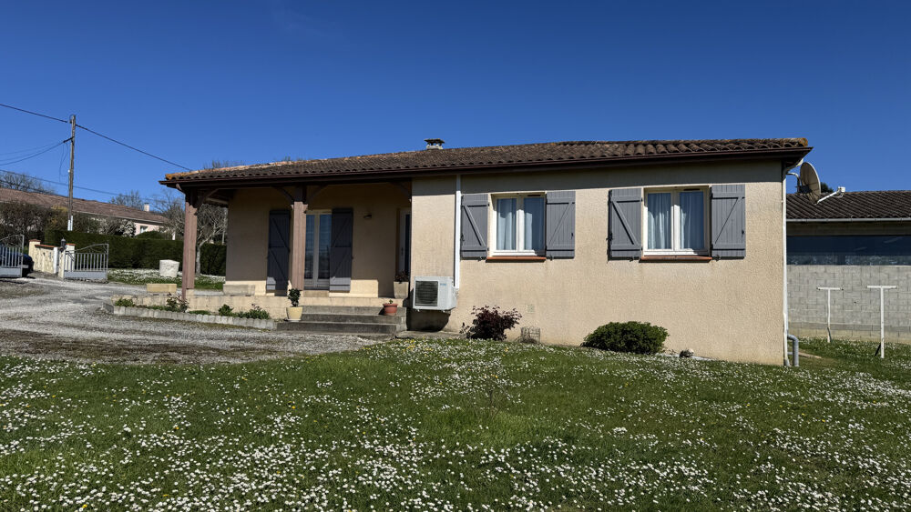 Maison contemporaine de plain-pied de 105 m2 avec grand hangar de 180 m2 Lauzerte