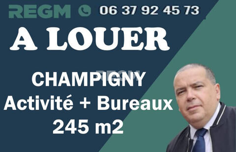 A LOUER LOCAL ACTIVITE + BUREAUX + PARKING CHAMPIGNY SUR MARNE 2552 94500 Champigny sur marne