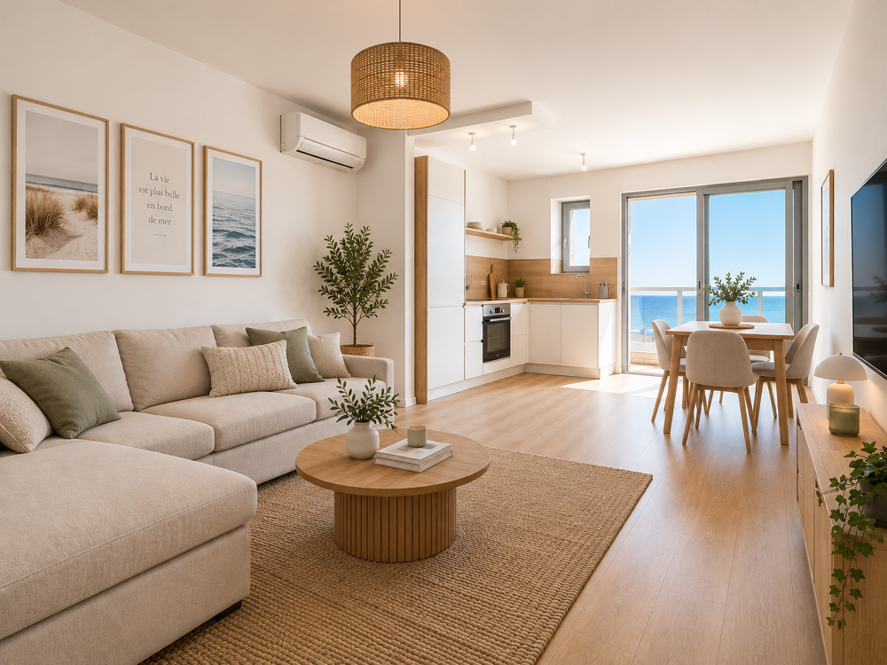 VUE IMPRENABLE - FRONT DE MER - APPT T3 - CANET PLAGE