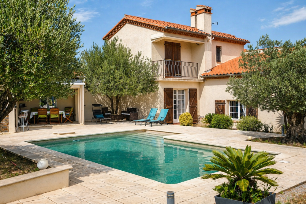 Villa de standing - 322m2 - 6 chambres - piscine
