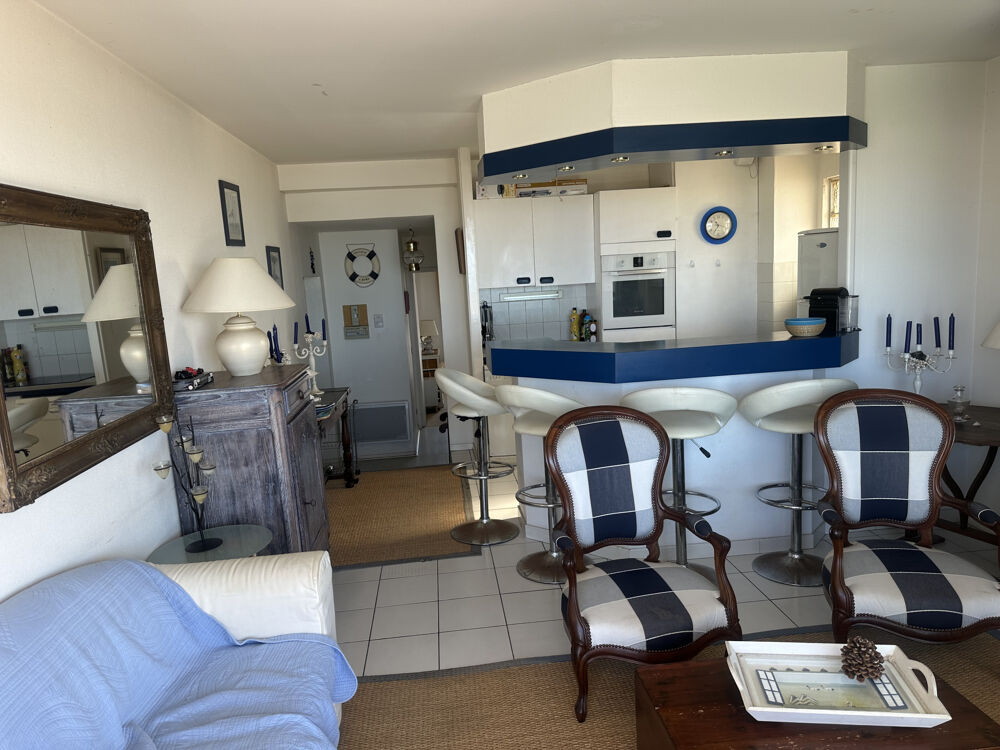 Appartement vue mer Pontaillac 80m2.