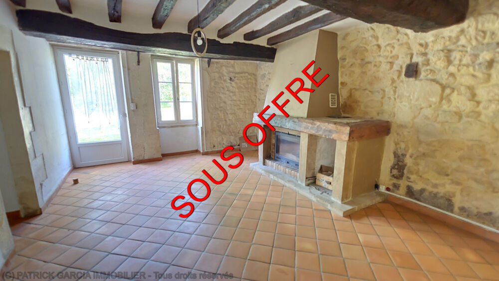 Maison avec charme de lancien et potentiel daménagement terrain arboré