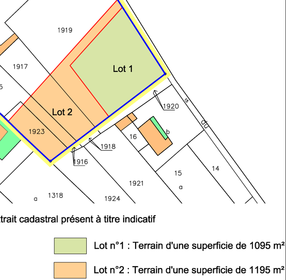 Vente Terrain Terrain constructible à CARTELEGUE Cartelegue