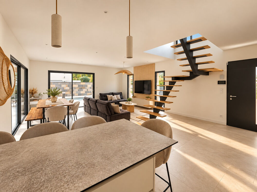 Vente Maison Villa neuve 148 m2 + garage et piscine sur 1500 m2 St maurice l exil