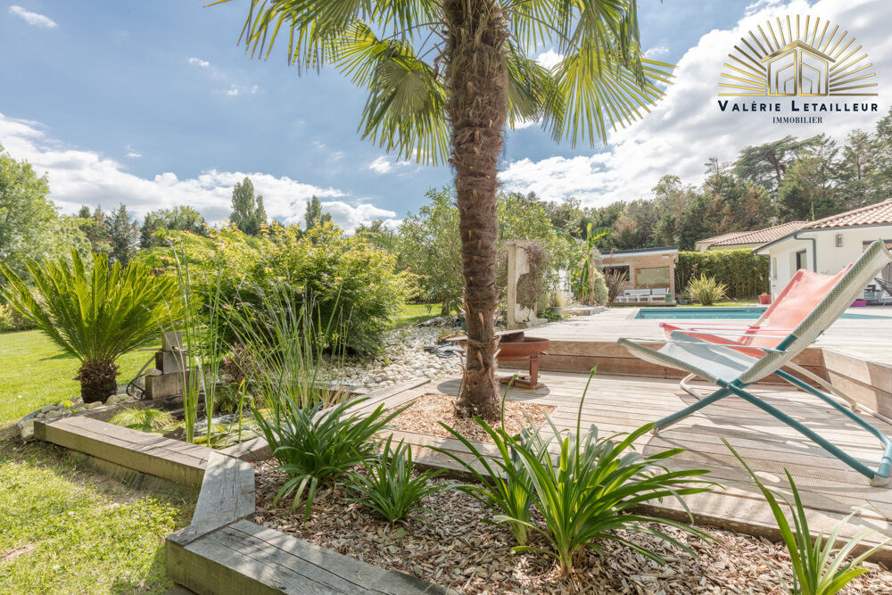 Vente Maison Magnifique contemporaine 206 m2 4 chambres plus bureau sur un jardin de 2285m2 Montussan