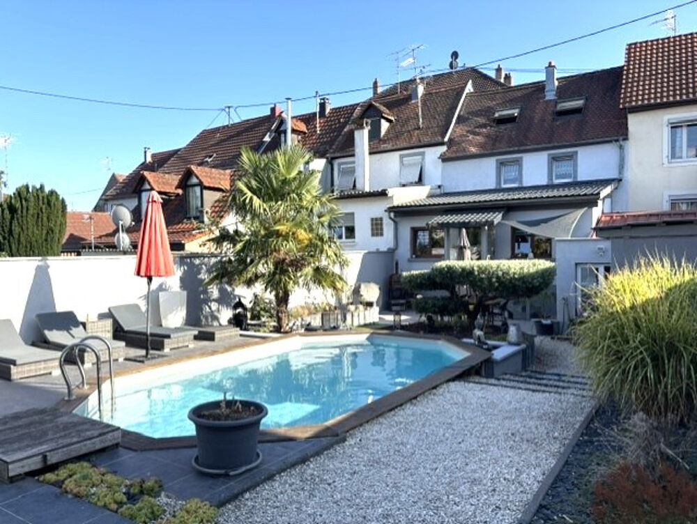 Vente Maison Cernay centre Maison de village de 1920 de 110 m2, 5 pièces, 3/4 chambres rénovée avec piscine Cernay