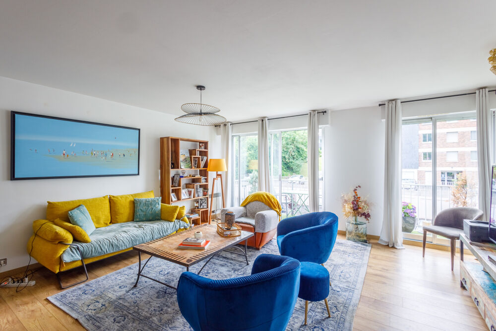 Vente Appartement HONFLEUR - GRAND APPARTEMENT DE TYPE T2 RENOVE - 63,52 M2   1 CHAMBRE -  TERRASSE SUD-OUEST   PARKING   CAVE - Honfleur