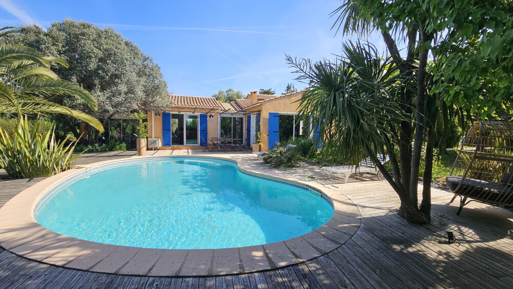Vente Maison VILLA EN 2 APPARTEMENTS  DE PLAIN-PIED 200M2 HABITABLE PISCINE ABRI-VOITURE ET ANNEXES Bagnols en foret