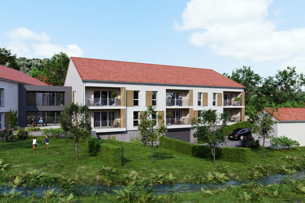 APPARTEMENT T2 DE 46.87m2 AVEC TERRASSE de 8.89m2 UN JARDIN 15.81m2 et UN PARKING EXT