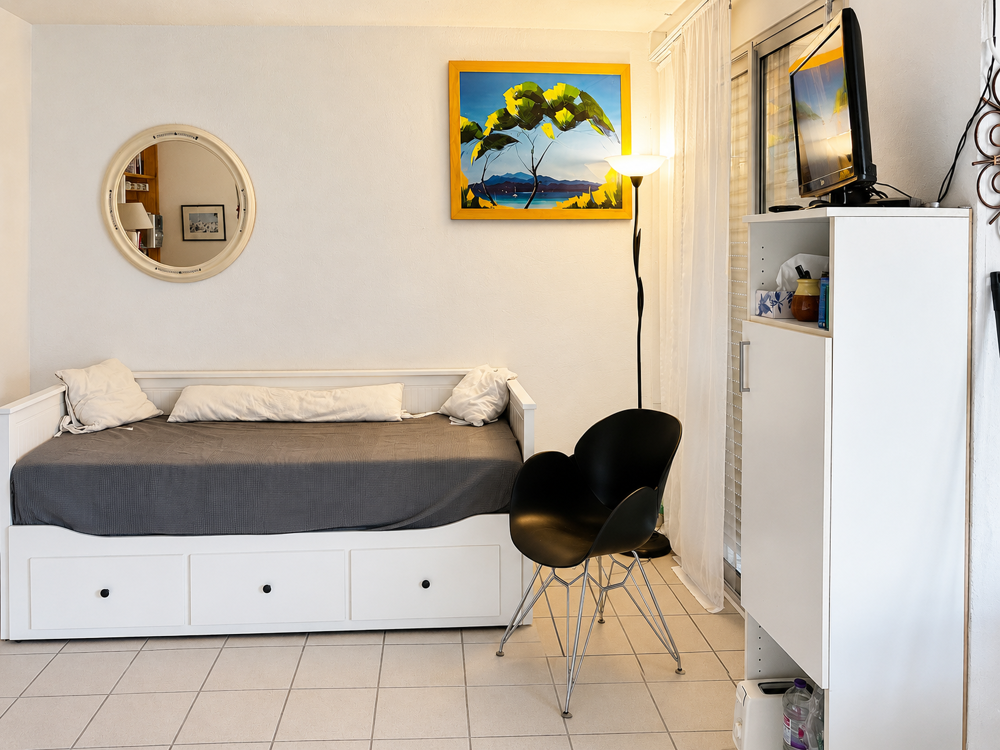 Fréjus Saint-Aygulf duplex T2 37 m2 avec balcon au dernier étage d'une résidence avec ascenseur en bord de mer