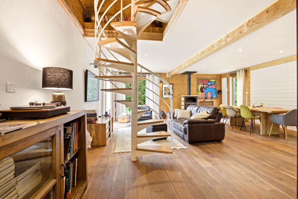 Maison à ossature bois proche de Honfleur - 3 chambres dont 1 suite parentale en RDC - Terrain arboré 1234m2